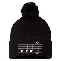 Beethoven 5th Symphony Notes Classical Music Composer Pom Pom 12in Knit Beanie