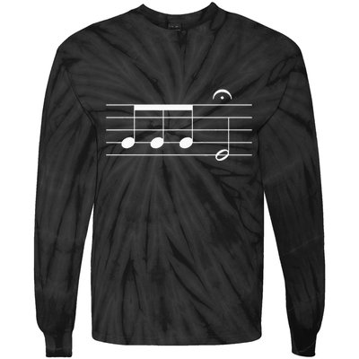 Beethoven 5th Symphony Notes Classical Music Composer Tie-Dye Long Sleeve Shirt