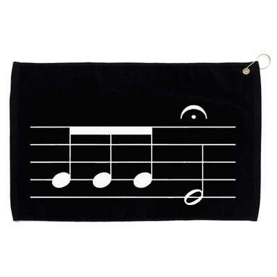 Beethoven 5th Symphony Notes Classical Music Composer Grommeted Golf Towel