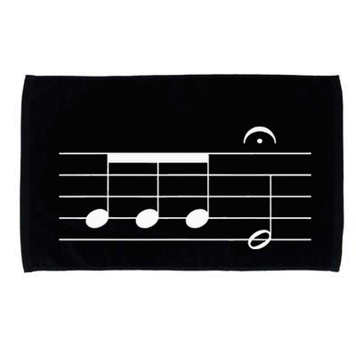 Beethoven 5th Symphony Notes Classical Music Composer Microfiber Hand Towel
