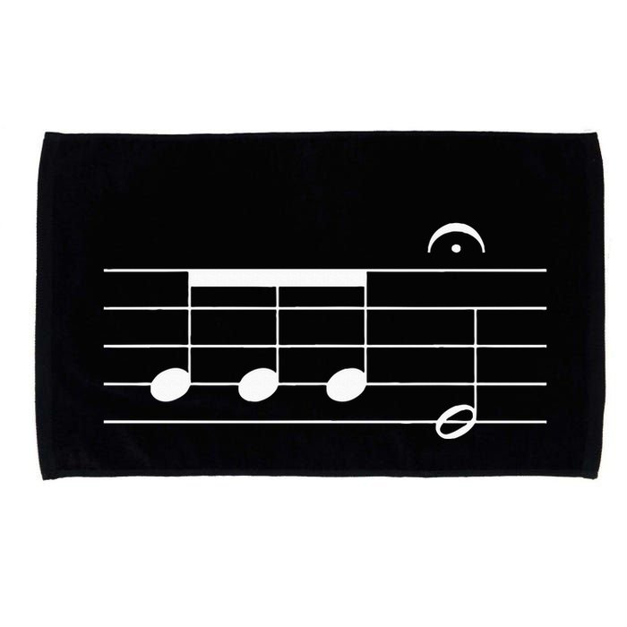 Beethoven 5th Symphony Notes Classical Music Composer Microfiber Hand Towel