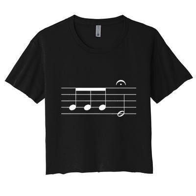 Beethoven 5th Symphony Notes Classical Music Composer Crop Top