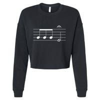 Beethoven 5th Symphony Notes Classical Music Composer Cropped Pullover Crew