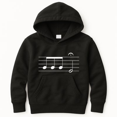 Beethoven 5th Symphony Notes Classical Music Composer Kids Hoodie