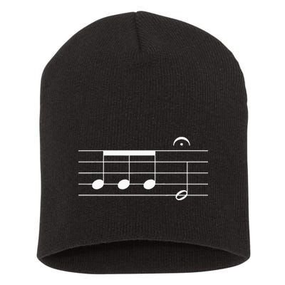 Beethoven 5th Symphony Notes Classical Music Composer Short Acrylic Beanie