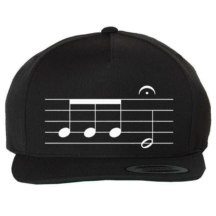 Beethoven 5th Symphony Notes Classical Music Composer Wool Snapback Cap