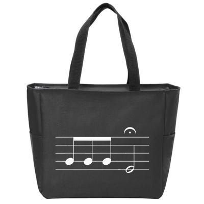 Beethoven 5th Symphony Notes Classical Music Composer Zip Tote Bag