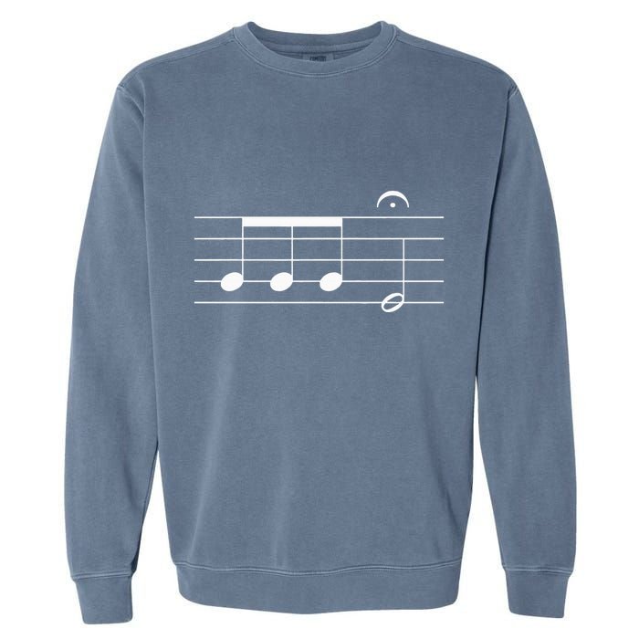 Beethoven 5th Symphony Notes Classical Music Composer Garment-Dyed Sweatshirt