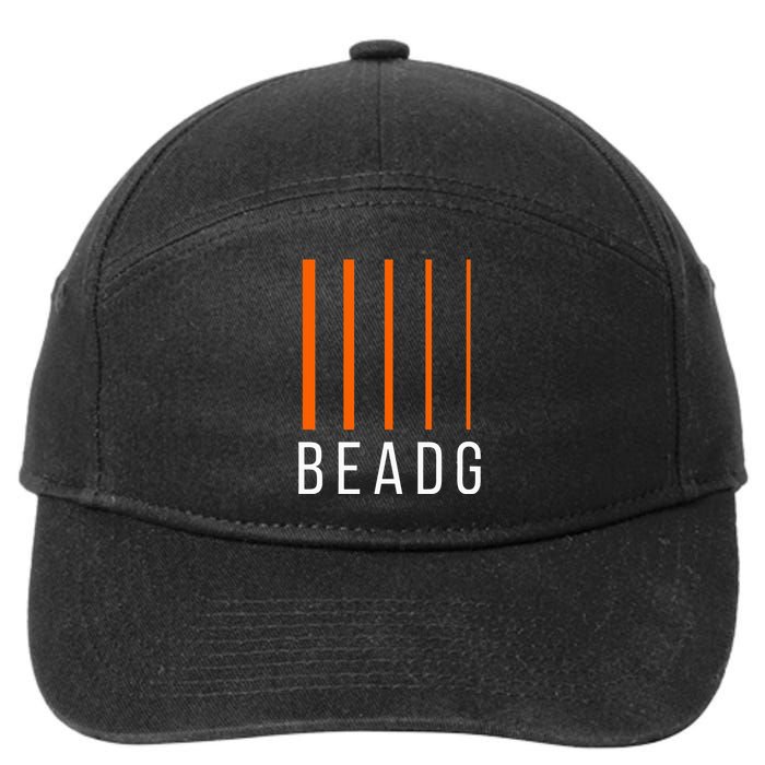 Beadg 5 String Bass Guitar 7-Panel Snapback Hat