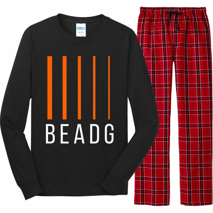 Beadg 5 String Bass Guitar Long Sleeve Pajama Set