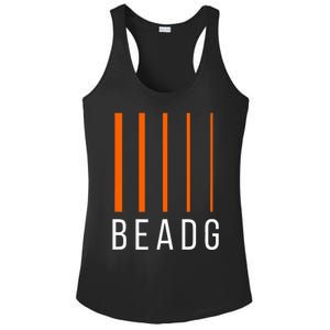 Beadg 5 String Bass Guitar Ladies PosiCharge Competitor Racerback Tank