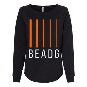 Beadg 5 String Bass Guitar Womens California Wash Sweatshirt