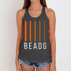 Beadg 5 String Bass Guitar Women's Knotted Racerback Tank