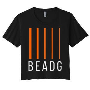 Beadg 5 String Bass Guitar Women's Crop Top Tee