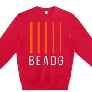 Beadg 5 String Bass Guitar Premium Crewneck Sweatshirt