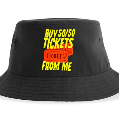 Buy 5050 Tickets From Me Funny Fund Raising Sustainable Bucket Hat