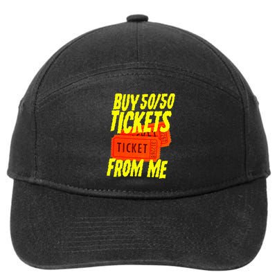 Buy 5050 Tickets From Me Funny Fund Raising 7-Panel Snapback Hat