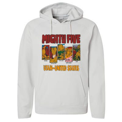 Big 5 Utah Mighty Five National Park Performance Fleece Hoodie