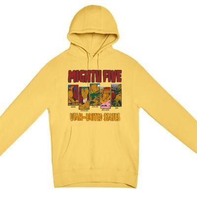 Big 5 Utah Mighty Five National Park Premium Pullover Hoodie