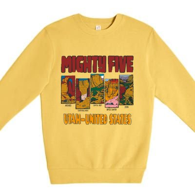 Big 5 Utah Mighty Five National Park Premium Crewneck Sweatshirt