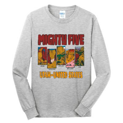 Big 5 Utah Mighty Five National Park Tall Long Sleeve T-Shirt