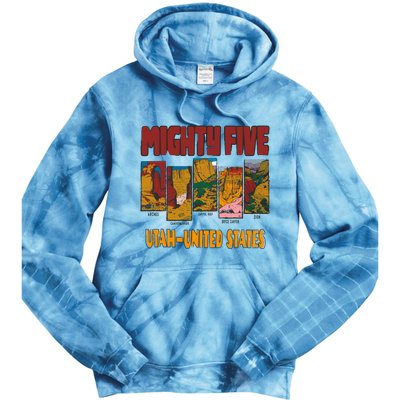 Big 5 Utah Mighty Five National Park Tie Dye Hoodie