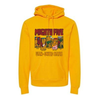 Big 5 Utah Mighty Five National Park Premium Hoodie