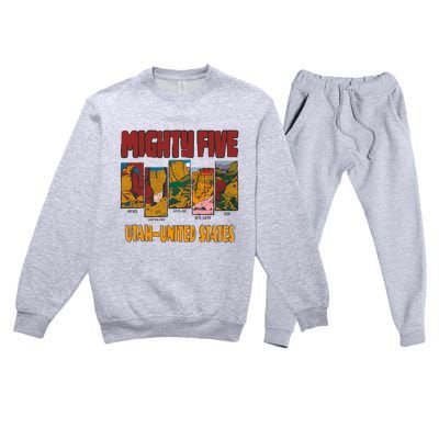 Big 5 Utah Mighty Five National Park Premium Crewneck Sweatsuit Set