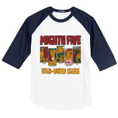 Big 5 Utah Mighty Five National Park Baseball Sleeve Shirt