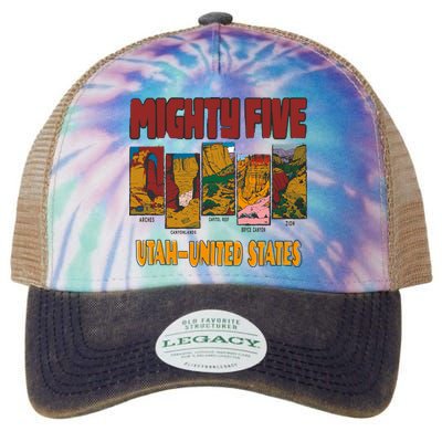 Big 5 Utah Mighty Five National Park Legacy Tie Dye Trucker Hat