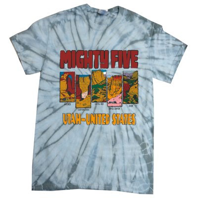 Big 5 Utah Mighty Five National Park Tie-Dye T-Shirt