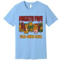 Big 5 Utah Mighty Five National Park Premium T-Shirt