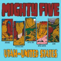 Big 5 Utah Mighty Five National Park Kids T-Shirt