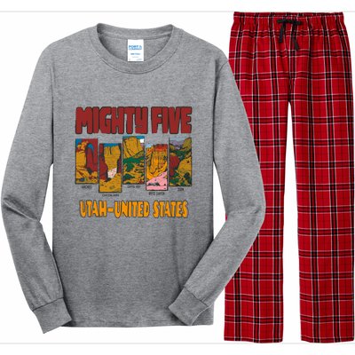 Big 5 Utah Mighty Five National Park Long Sleeve Pajama Set