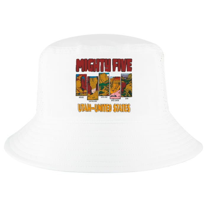 Big 5 Utah Mighty Five National Park Cool Comfort Performance Bucket Hat