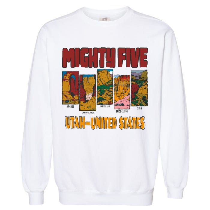 Big 5 Utah Mighty Five National Park Garment-Dyed Sweatshirt