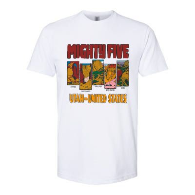 Big 5 Utah Mighty Five National Park Softstyle CVC T-Shirt