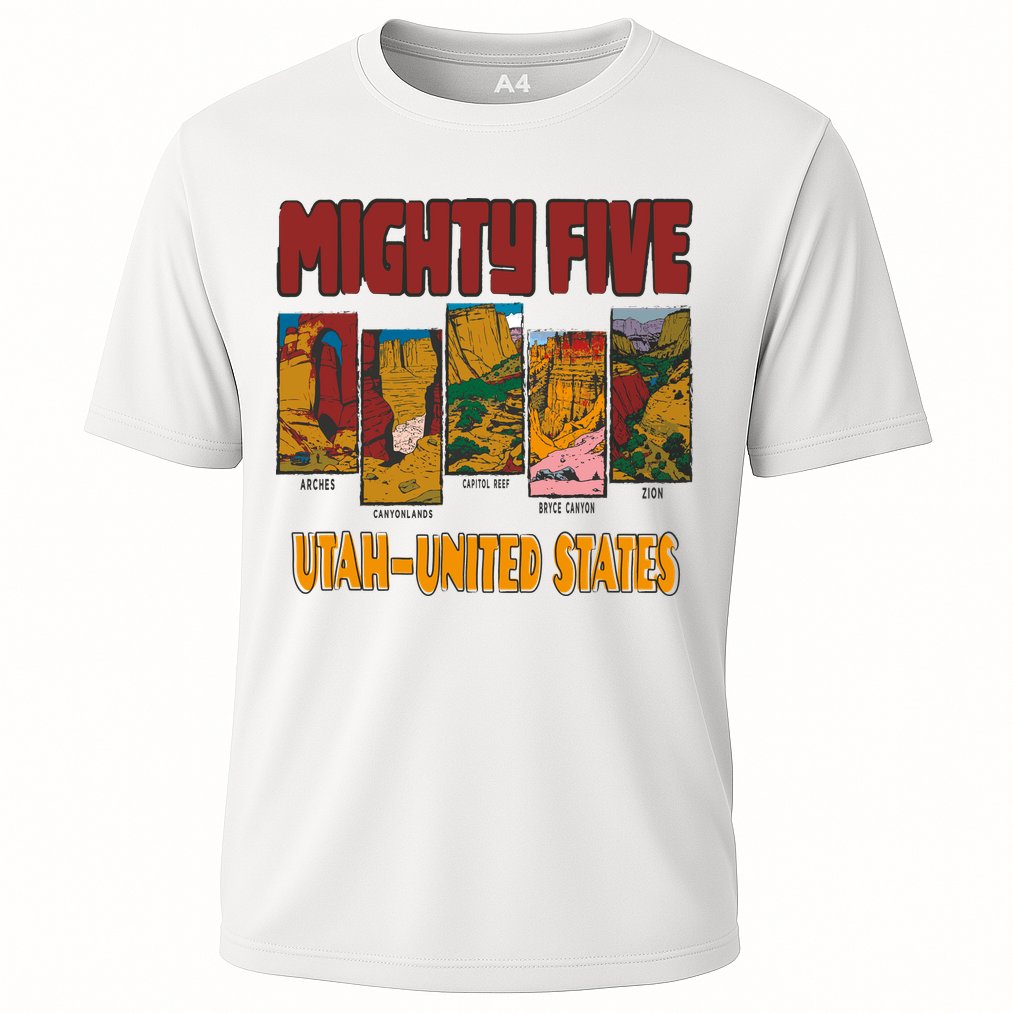 Big 5 Utah Mighty Five National Park Cooling Performance Crew T-Shirt