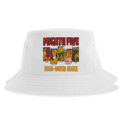 Big 5 Utah Mighty Five National Park Sustainable Bucket Hat