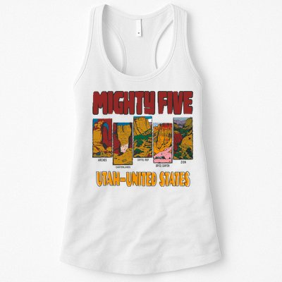 Big 5 Utah Mighty Five National Park Womens Tank Top