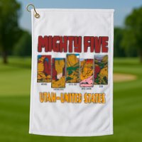 Big 5 Utah Mighty Five National Park Golf Towel