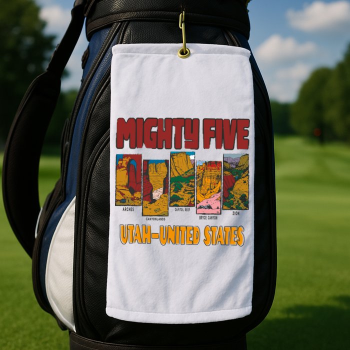 Big 5 Utah Mighty Five National Park Golf Towel