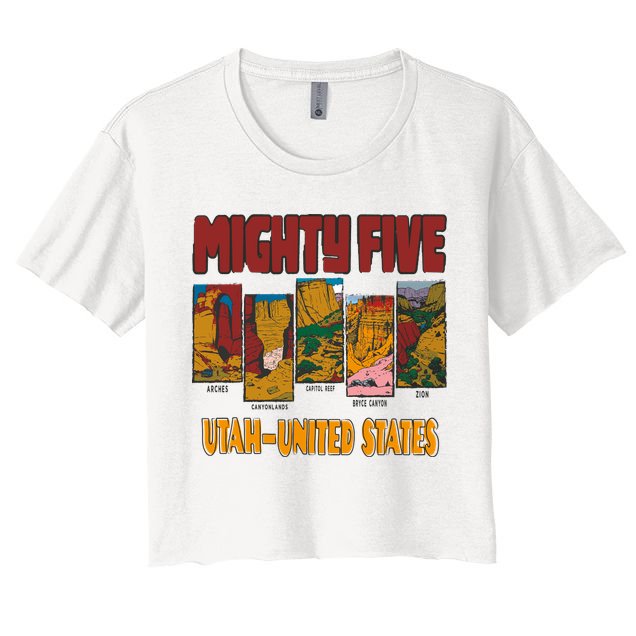 Big 5 Utah Mighty Five National Park Crop Top