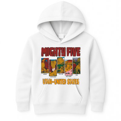 Big 5 Utah Mighty Five National Park Kids Hoodie
