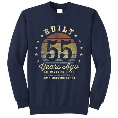 Built 55 Years Ago - All Parts Original Gifts 55th Birthday Tall Sweatshirt