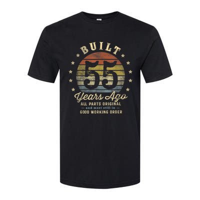 Built 55 Years Ago - All Parts Original Gifts 55th Birthday Softstyle CVC T-Shirt