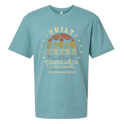 Built 55 Years Ago - All Parts Original Gifts 55th Birthday Sueded Cloud Jersey T-Shirt