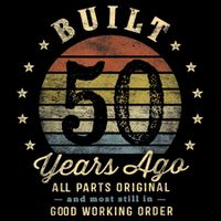 Built 50 Years Ago - All Parts Original Gifts 50th Birthday Impact Tech Backpack