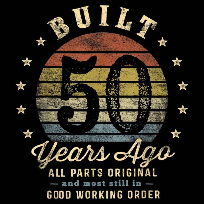 Built 50 Years Ago - All Parts Original Gifts 50th Birthday Impact Tech Backpack