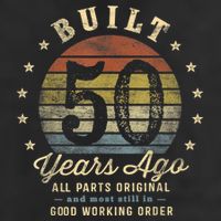 Built 50 Years Ago - All Parts Original Gifts 50th Birthday 11oz C Handle Ceramic Mug